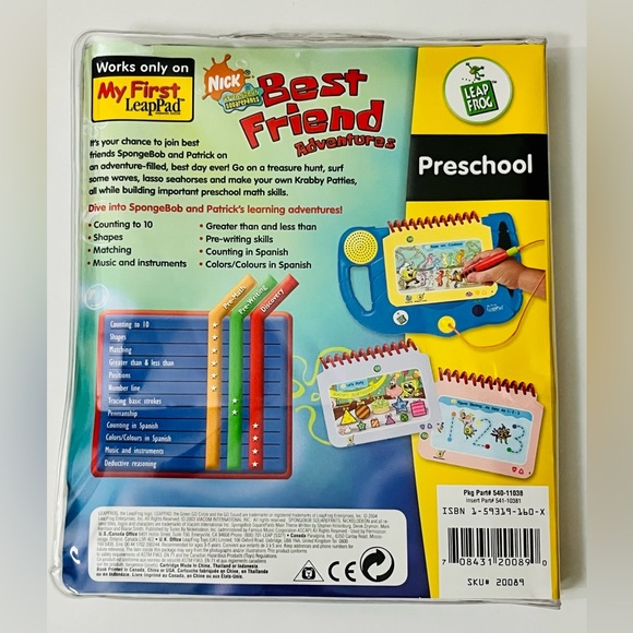 SpongeBob SquarePants Best Friend Adventures - LeapFrog - Picture 2 of 4